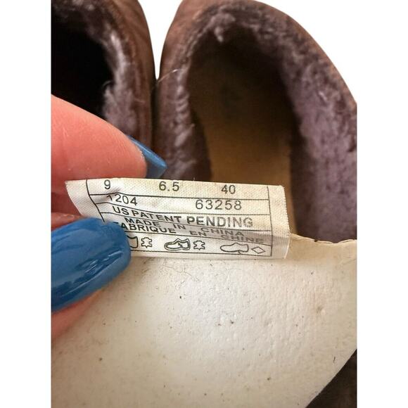 Merrell Sz 9 Primo Chill Mule Slides Cozy Suede Fleece Cabincore Support Comfort - Picture 4 of 11